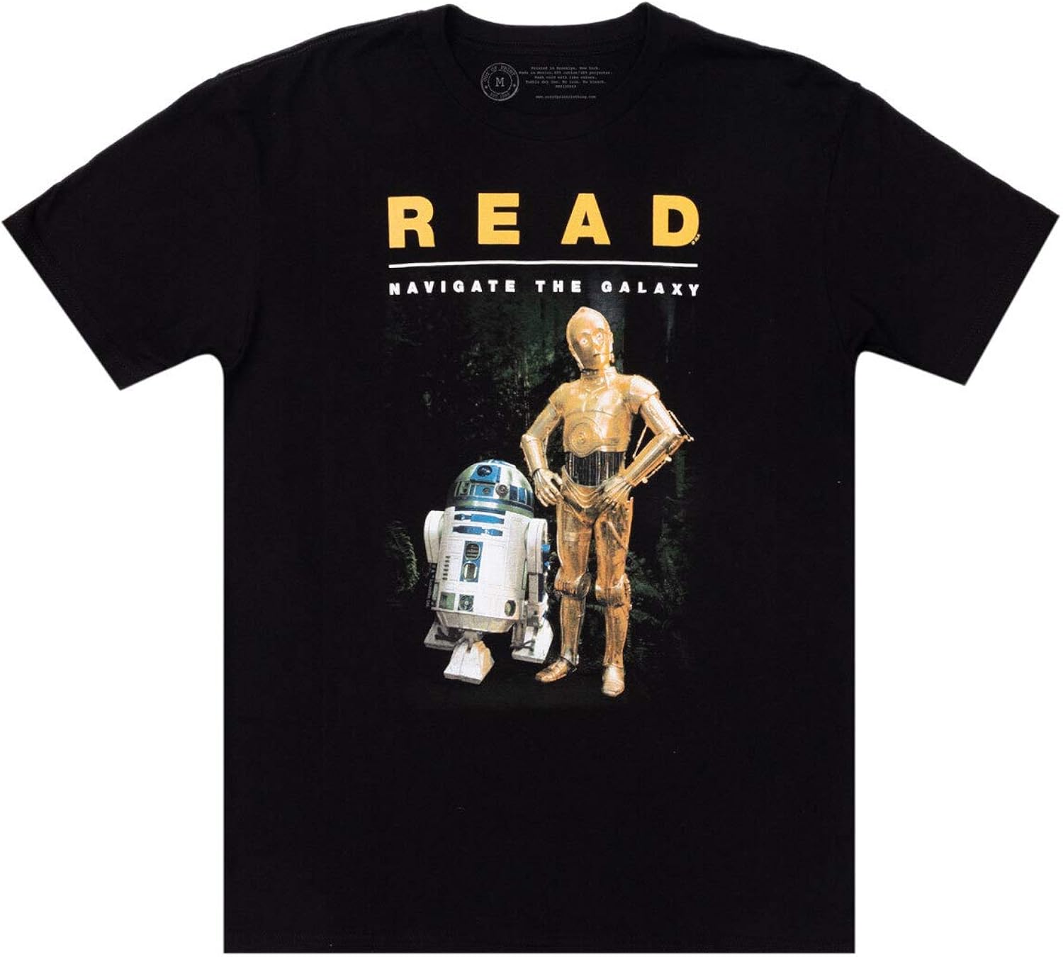 Out of Print Unisex/Men's Science Fiction and Fantasy Book-Themed Tee T-Shirt