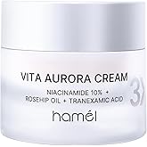 Hamel 3X Vita Aurora Cream | Filter Glow Serum with Tranexamic Acid & Niacinamide | Even-Tone Care & Moisturizing︱Vegan Korea Skin Care | 1.69 fl oz