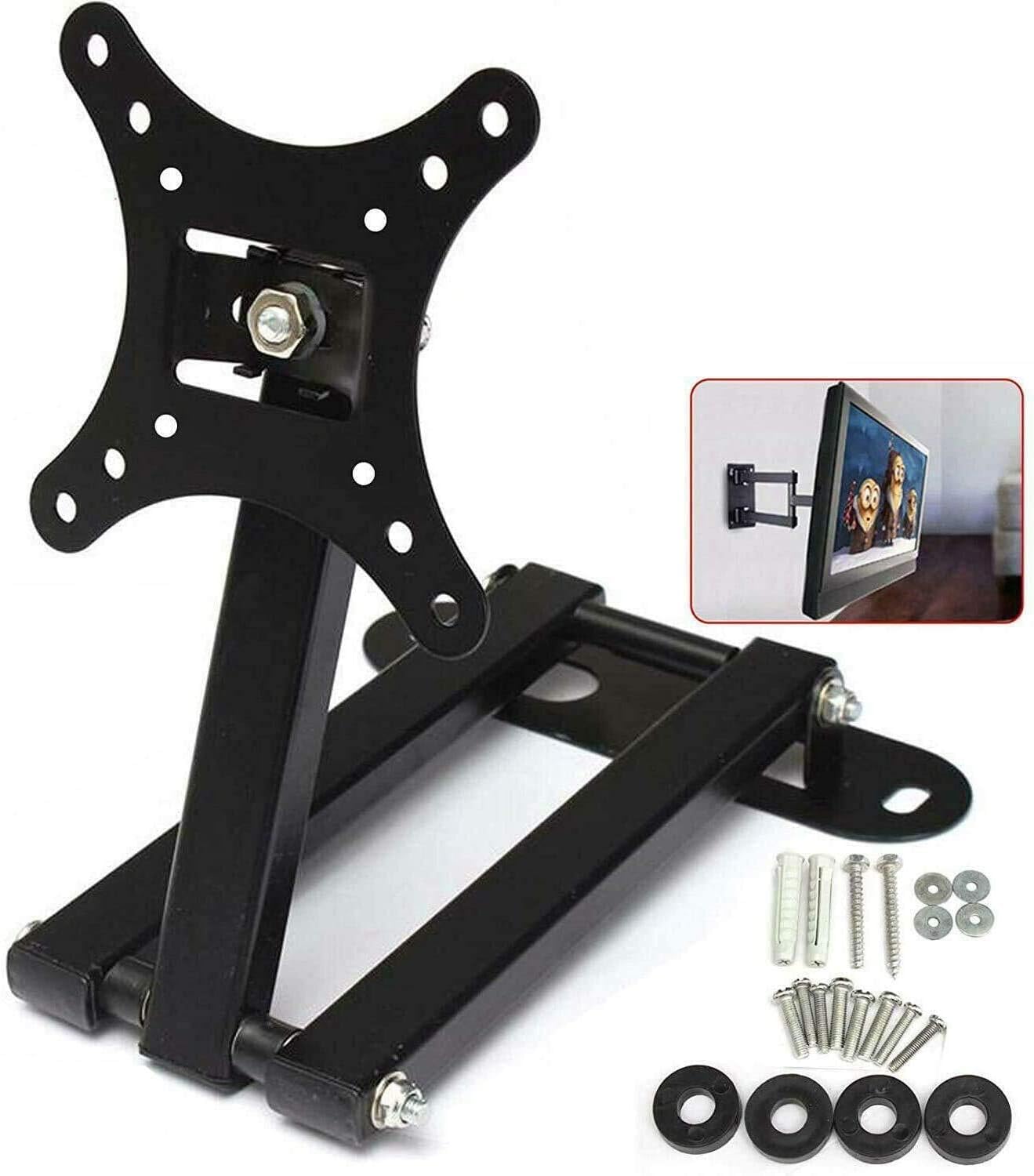 SHAFAH Tilt & Swivel TV Wall Mount Bracket, Fits for 10 13 15 17 19 20 21 22 23 24 25 26 Inch LED LCD Plasma Screen Monitor Max Load Capacity 22 lbs VESA 75x75 & 100x100 mm