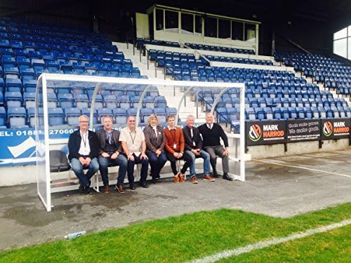Galvanized Steel Team Shelter - Selection of sizes - Any colour - Bucket Seats - As used by most Football Clubs