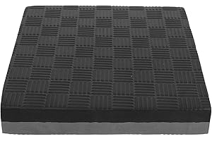 ROMISBABA Anti-Vibration Blender Mat 15x15x4cm Noise Absorbing Pad Black Gray for Kitchen Juicer and Coffee