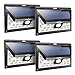LITOM Original Solar Lights Outdoor, 3 Optional Modes Wireless Motion Sensor Light with 270&deg; Wide Angle, IP65 Waterproof, Easy-to-Install Security Lights for Front Door, Yard, Garage, Deck-4 Pack primary