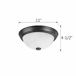 Aspen Creative 63013-2A Two-Light Flush Mount in