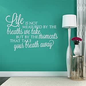 Baño Pegatinas de pared regulares Reglas desmontables Calcomanías de