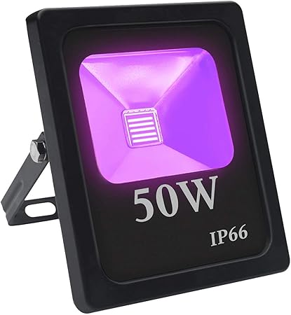 SLRMKK LED Floodlight, 10 W Schwarzlicht DJ Disco Light wasserdichte