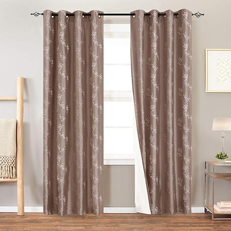 amazon com cortinas de seda sintetica