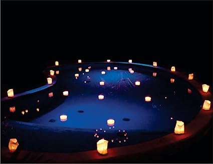 20 velas luminaria flutuante casamento
