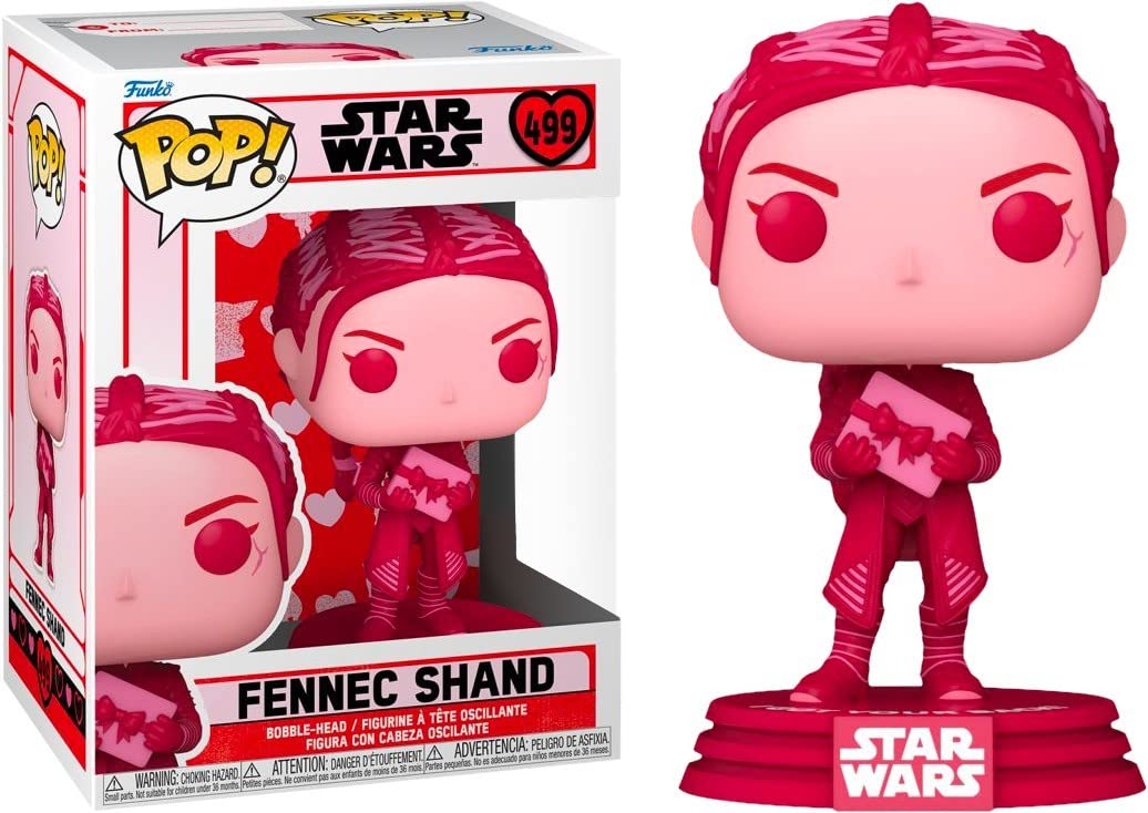 Funko Pop! Star Wars: Valentines - Fennec - the Mandalorian - Collectable Vinyl Figure - Gift Idea - Official Merchandise - Toys for Kids & Adults - TV Fans - Model Figure for Collectors and Display
