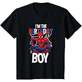 Kids Marvel Comics Spider-Man Classic I'm The Birthday Boy T-Shirt