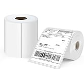 Thermal Labels 4x6 2 Roll of 250 Stickers, Industrial Labels Direct Thermal Perforated Postage Shipping Label Compatible with Rollo, Zebra, MUNBYN and Polono Thermal Printer (NOT for DYMO)