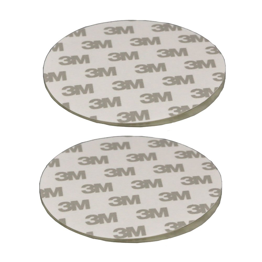 Photo 1 of 80mm(3.15") Circular Adhesive Plastic Disc/One Side Coated Stick Pad for Suction Cup Items,2pcs
