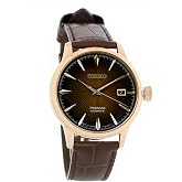 SEIKO Presage Cocktail Time Automatic Watch for Men | Patterned &amp; Gradated Dial, Golden Numerals and Date Calendar, 50m Water-Resistant, 41-Hour Power Reserve