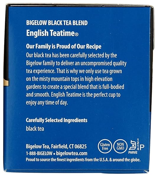 BIGELOW ENGLISH TEATIME TEA, 20-COUNT BOXES