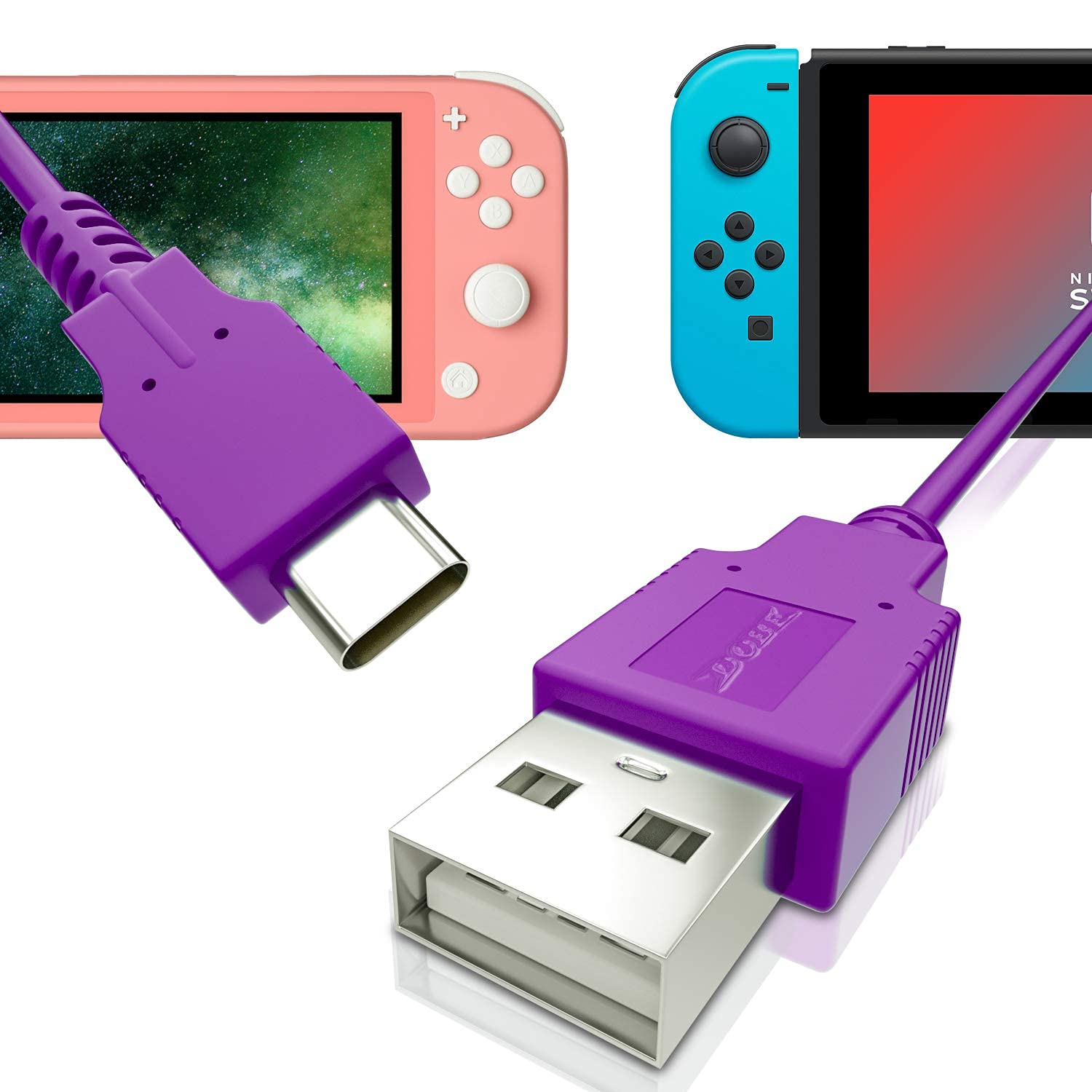 Switch USB-C Charger Cable – Fast Charging Cord