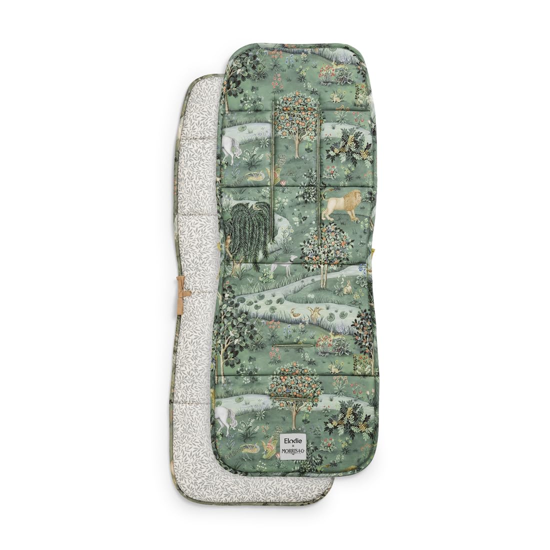 Elodie Details Universal Pram Liner Reversible, Padded and Washable Baby Pushchair Seat Liners, CosyCushion Insert for Stroller, Morris & Co - Owl & Willow