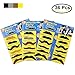Lonfly Self Adhesive Fake Mustache,Mexican Mustache,Handlebar Mustache,Mustache Costume Party,36 Pack of Mustaches for Halloween Party