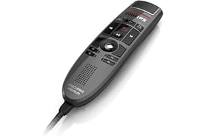 Philips LFH3500 SpeechMike Premium USB Dictation Microphone Precision Microphone Push Button Control