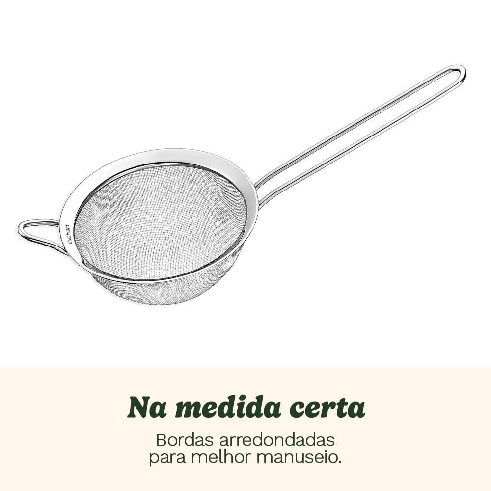 Cuisinart Mesh Strainers, 3 Count (Pack of 1) Set, CTG-00-3MS Silver