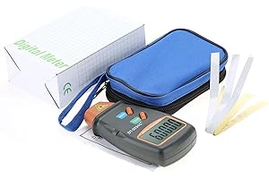 Professional Digital Photo Tachometer Non RPM Tach with Data Record Function Reflective Tapes