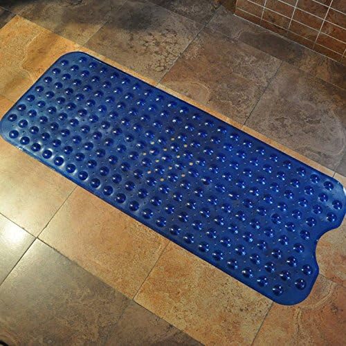 Life purchase Anti-Bacterial Anti-Slip-Resistant Bath Mat, 16" W x 39" L (navy blue)