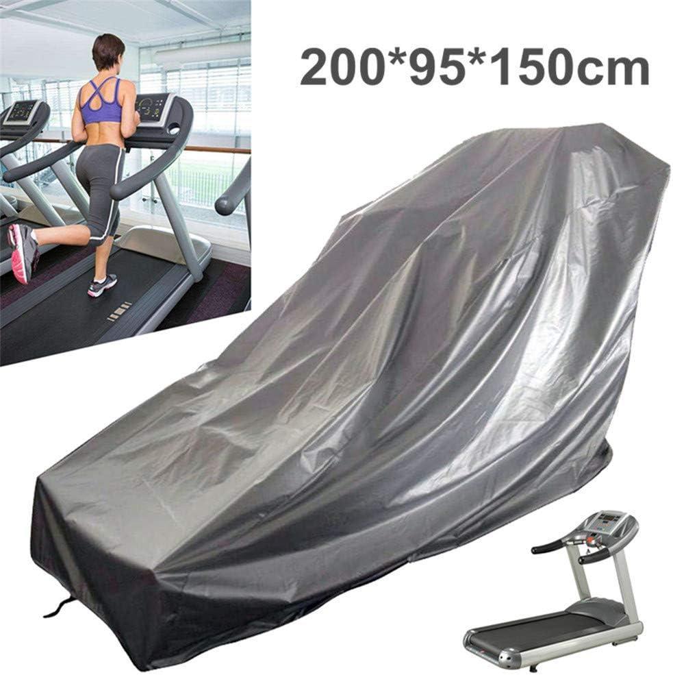 MILECN Treadmill Cover, Sports Running Machine Protective Folding Cover Dustproof Waterproof Cover, for Outside Weather Rain & Sunshine Resistance 78.74''x37.40''x59.06''
