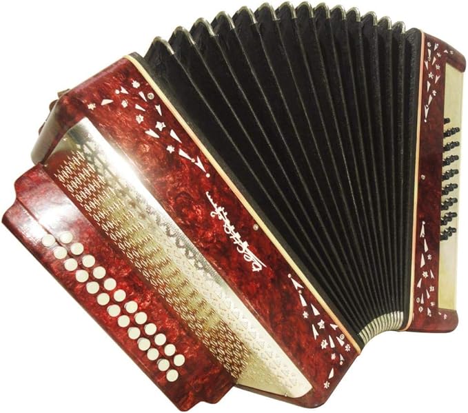 Armónica de acordeón con 2 botones de Vesna de Garmon ruso, 25 x 25, 2