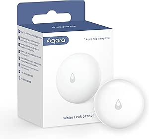 Aqara Water Leak Sensor, Requires AQARA HUB, Wireless Water Leak
