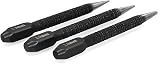 QWORK 3Pcs Centre Punch Set Nail Punch Positioning Drilling Holes 1/16 5/64 1/9 view 3