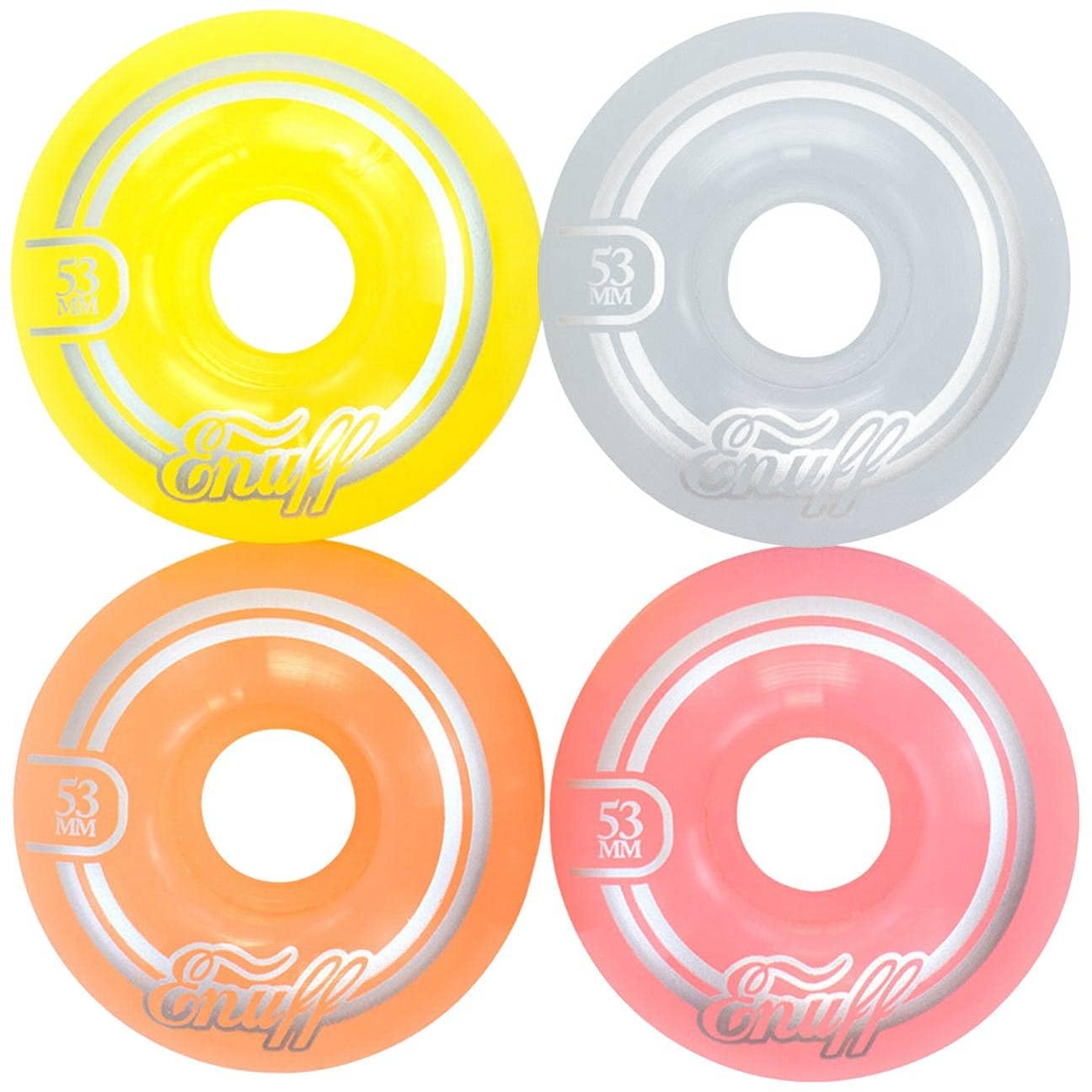 Enuff Skateboards Refresher II Wheels Unisex Adult Cake Mix (Multicoloured), 53 mm