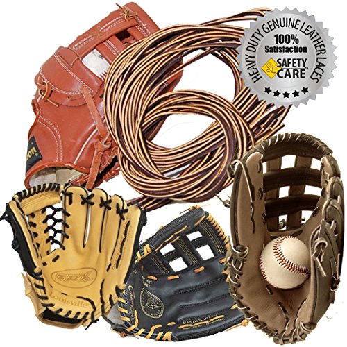 SafetyCare Genuine Leather Boot & Shoe Laces - Dark Brown