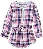 Hatley Girls' Shirt Dress Deers On Plaid