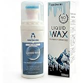 ANDYOUSKI 100ml Universal Liquid Ski &amp; Snowboard Wax - Full Range of Temperatures, No-Iron Application, Comes with Sponge Wiping Head, Fluorine-Free Formula
