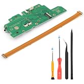 Left L Side Motherboard for Nintendo Switch Lite L Button Ribbon Cable Replacement PCB Board HDH-SAKYO-01 with Repair Tools