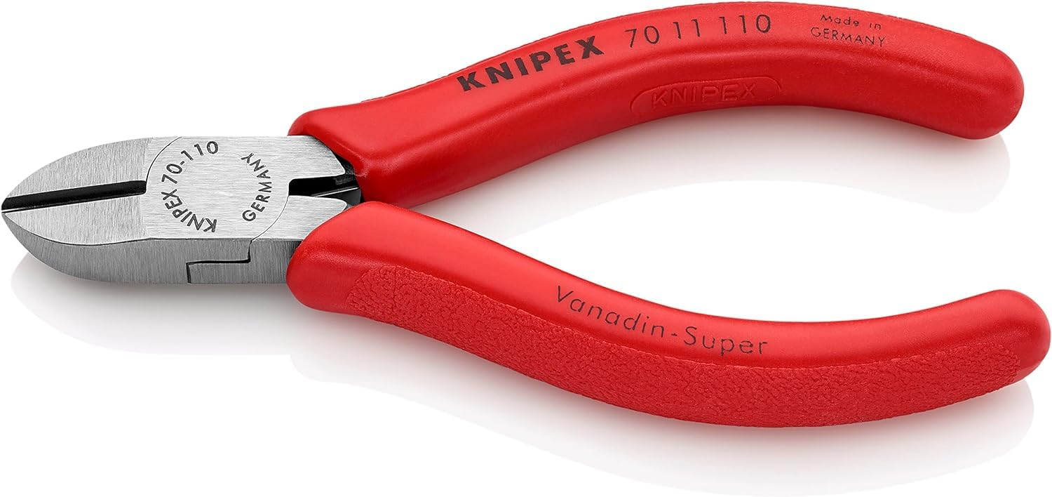 KNIPEX Diagonal Cutter with Plastic Coating 110 mm, 70 11 110