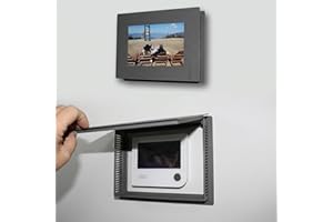 Thermostat Cover Decorative Frame - 6x8 Wall Photo Frame for 5x7 Picture - Compatible with Concealed Thermostat or Alarm Pane