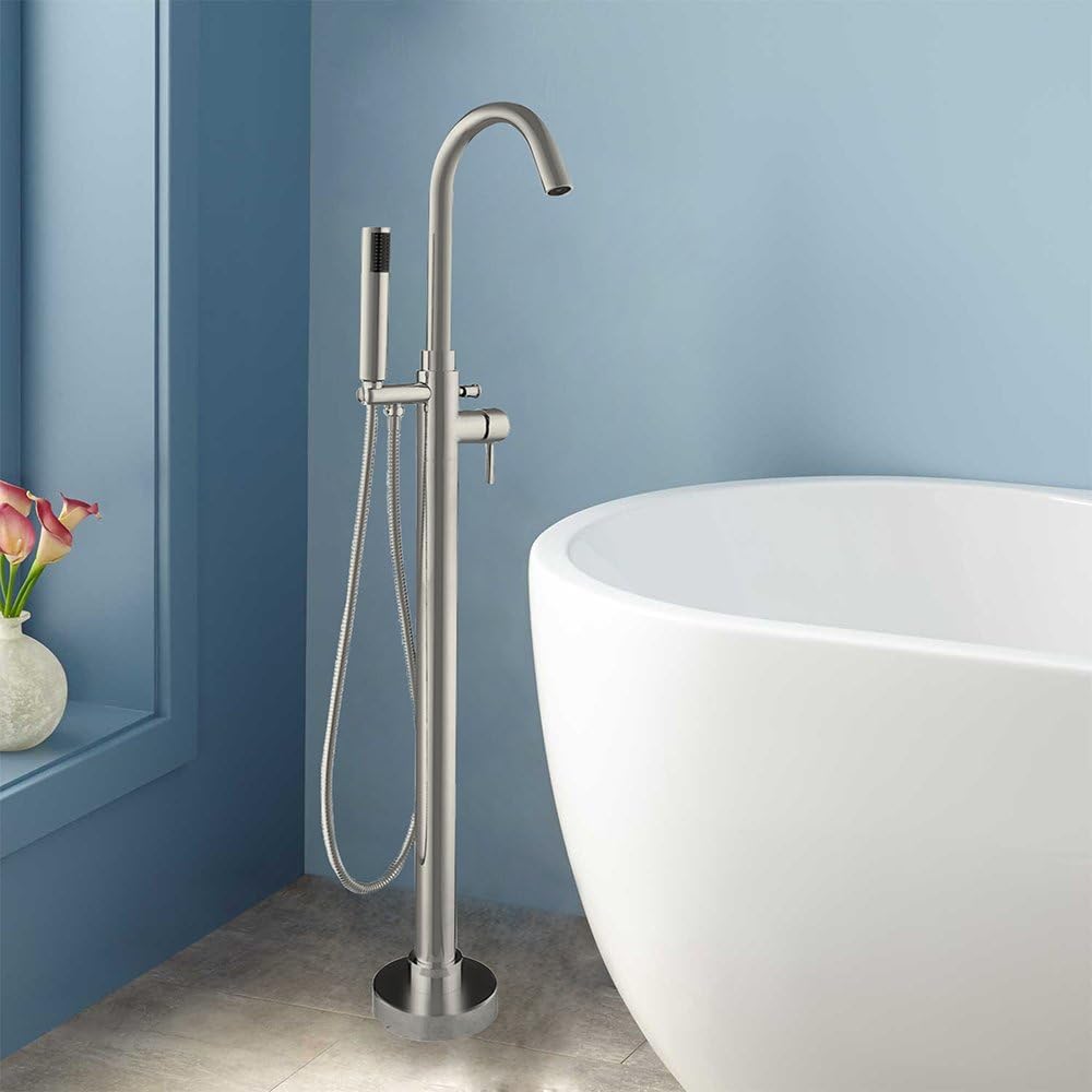 Woodbridge Brushed Nickel Bathtub Faucet F0001 (Brushed Nickel)