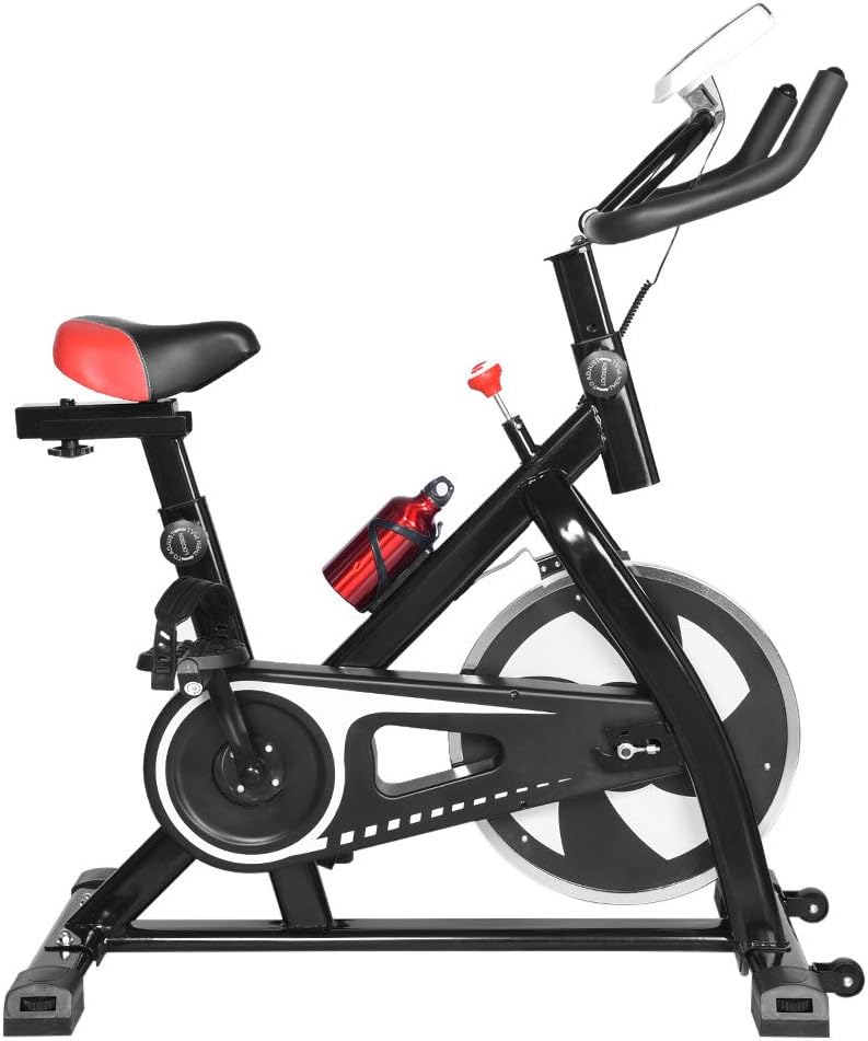 Sinwo Indoor Cycling Bike Stationary Spinning Bicycle Ultra-Quiet Exercise Bike Home Bicycle Fitness Equipment - Ship from US