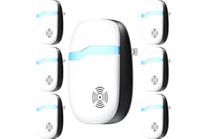 SUCGLES [2025 Upgraded] Ultrasonic Insect & Pest Indoor Repeller, Electronic Plug-in Control Repellent for Roach, Rodent, Mouse, Bugs, Mosquito, Mice, Ant, Spider, Home, Kitchen, Garage (6 Pack)