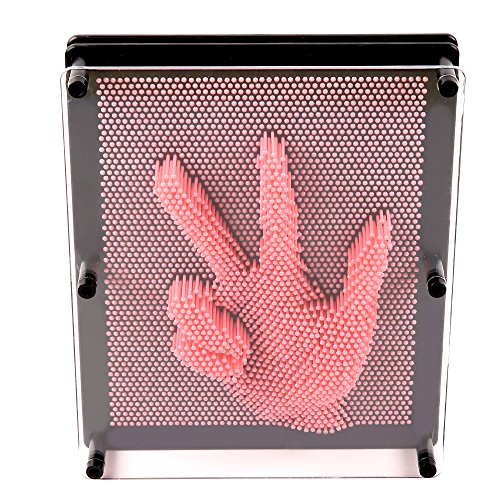 EFirstFeeling 3D Pin Art Sculpture Extra Large 10" X 8" Pin Impression