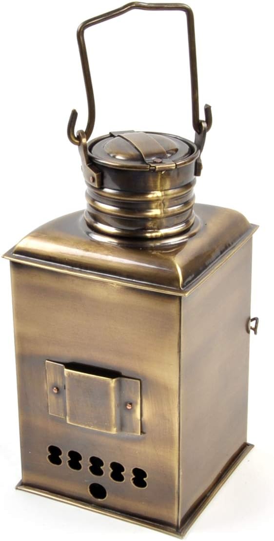 Starboard Navigation Lamp, antique, 21cm, Bronze - Image 5