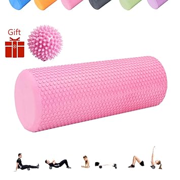 LieYuSport Foam Roller Masaje+Pelota Masaje Pinchos,Rodillo de ...