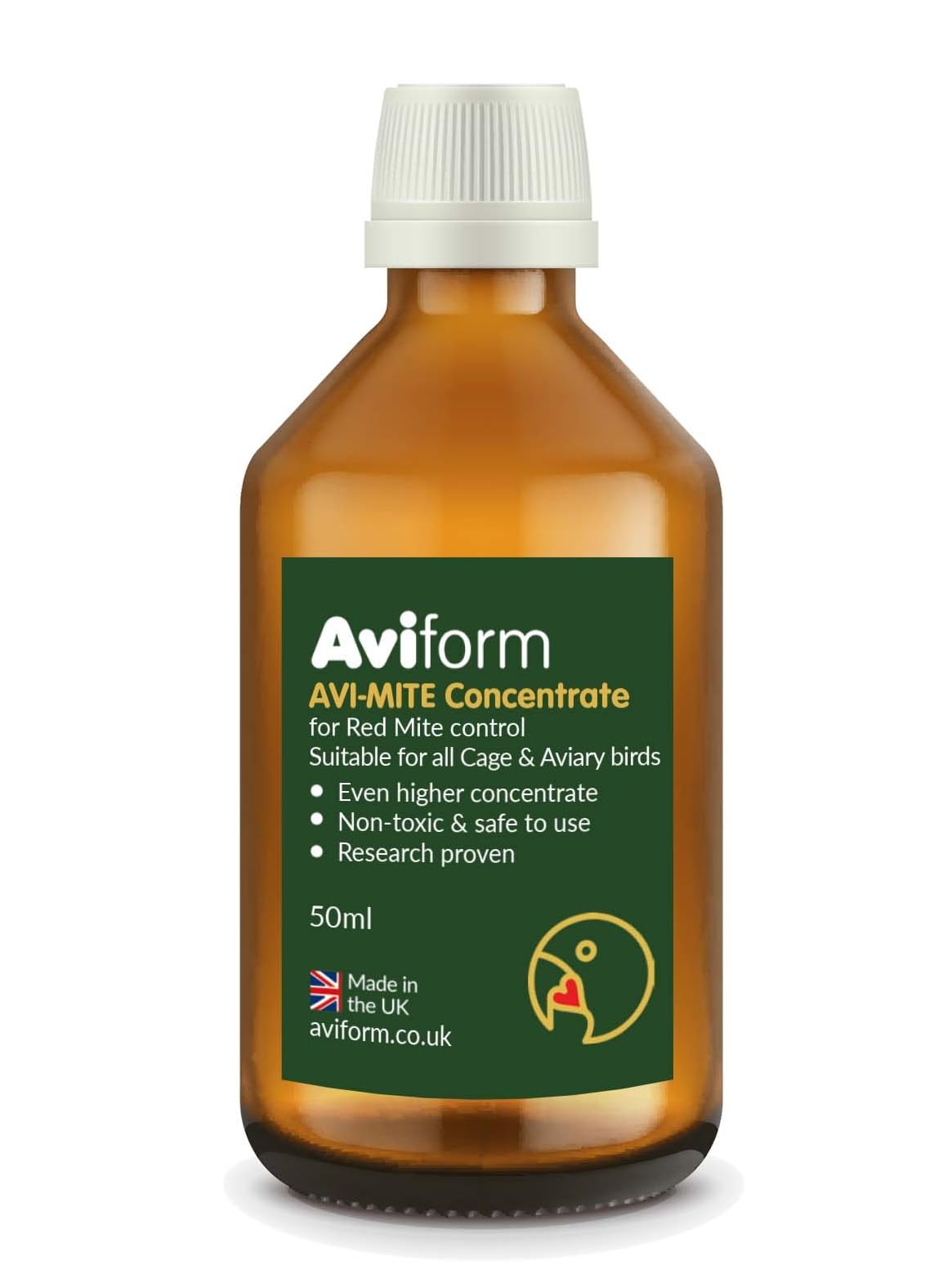 AVI-MITE Red Mite Liquid for Cage & Aviary Birds - Simply add to drinking water (50ml)