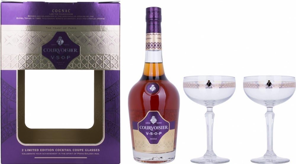 Courvoisier VSOP Gift Set with Glasses