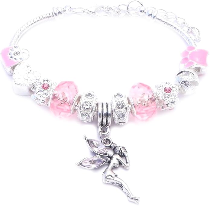 Fairy Charm Bracelet Girls Gift Boxed Amazon.co.uk Jewellery