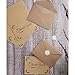 MAGJUCHE Rustic Kraft Thank You Cards - 32 Folded Note Cards – with Kraft envelopes