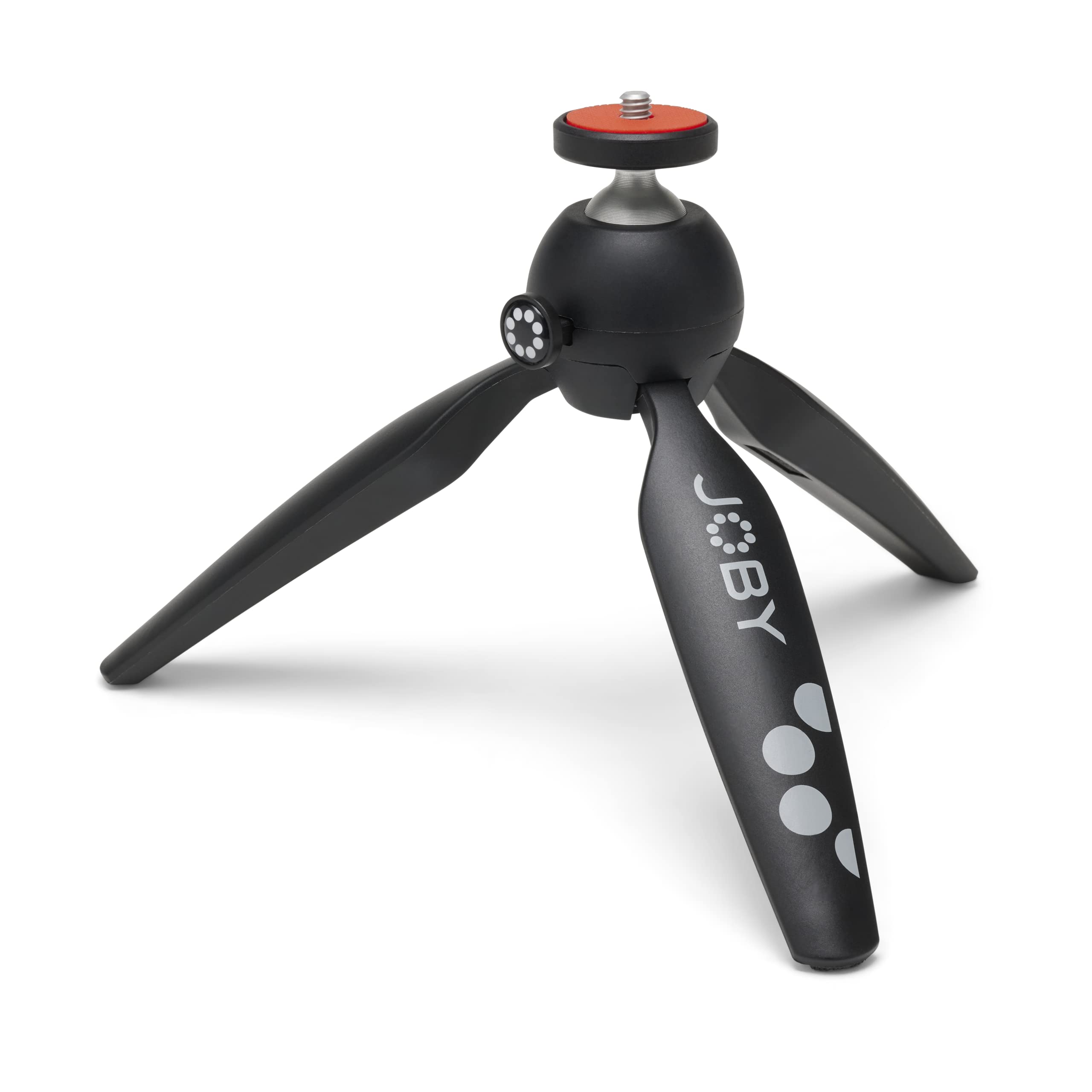 JOBY HandyPod 2, Table Top Tripod with BallHead, Handheld Phone Tripod for Smartphones, Action Cam and Mirrorless Cameras or Devices up to 1.0Kg (2.2lbs), Black