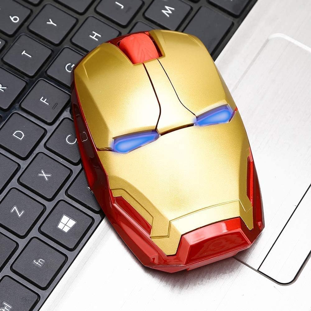 Fitzladd Wireless Mouse Cool Mice 2.4 G Portable Mobile Computer Click Silent Mouse Optical Mice with USB Receiver - Image 3