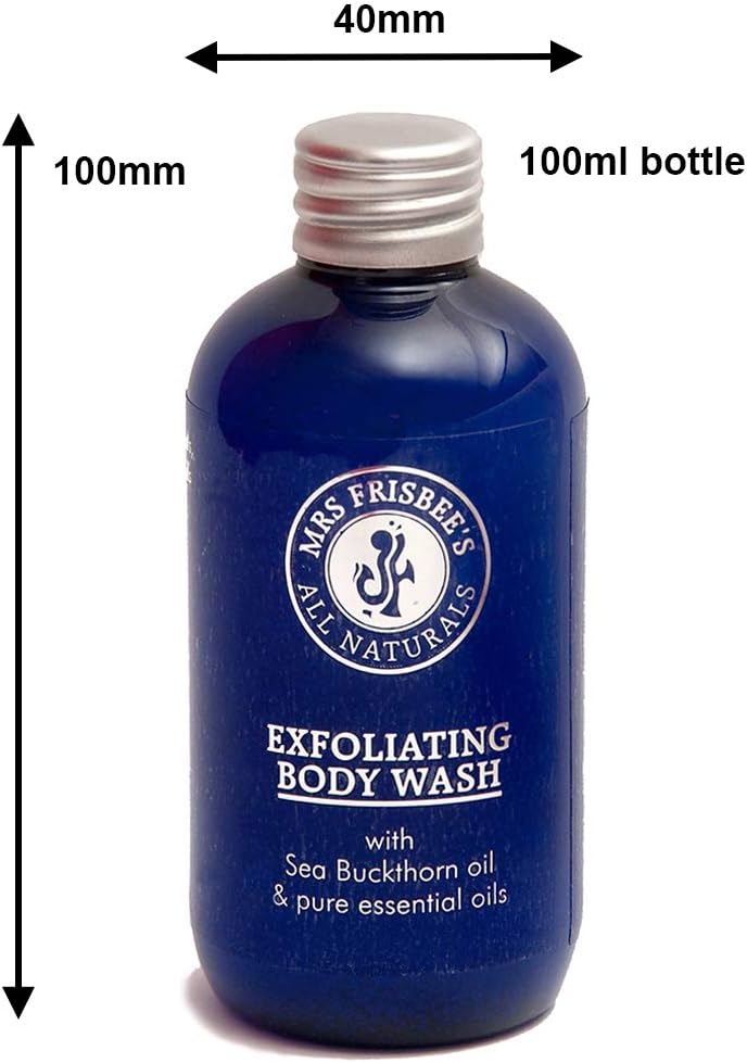 Exfoliating Body Wash with Juniper Berry & Grapefruit Essential Oils/Natural/Vegan/Handmade/Gently removes dead skin cells - Image 4