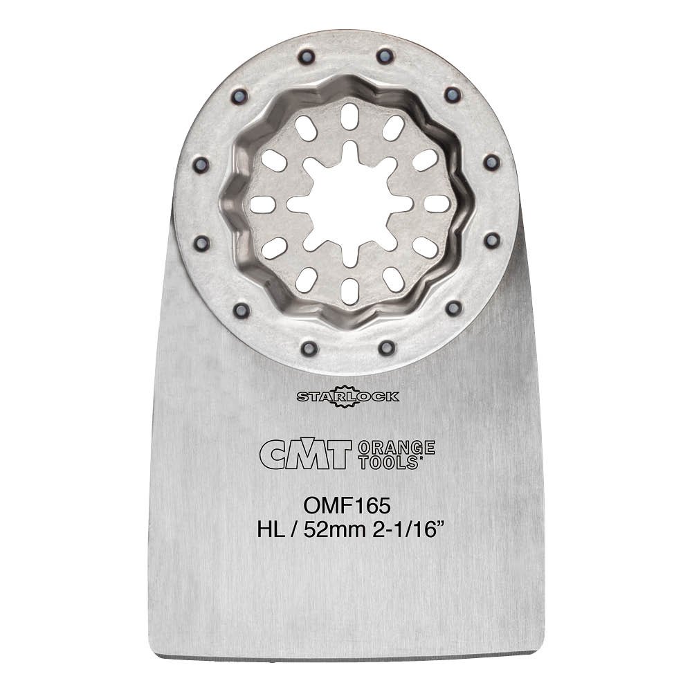 CMT OMF165-X1 Flexible Scraper 52mm for All Materials, Starlock Attachment, Grey