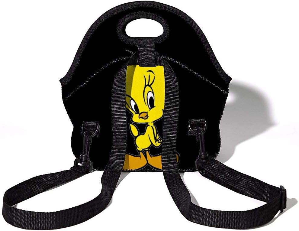 Tweety-Bird Lunch Bag for Kids, Waterproof Insulated Lunch Tote with Zipper & Strap for School Work Outdoor